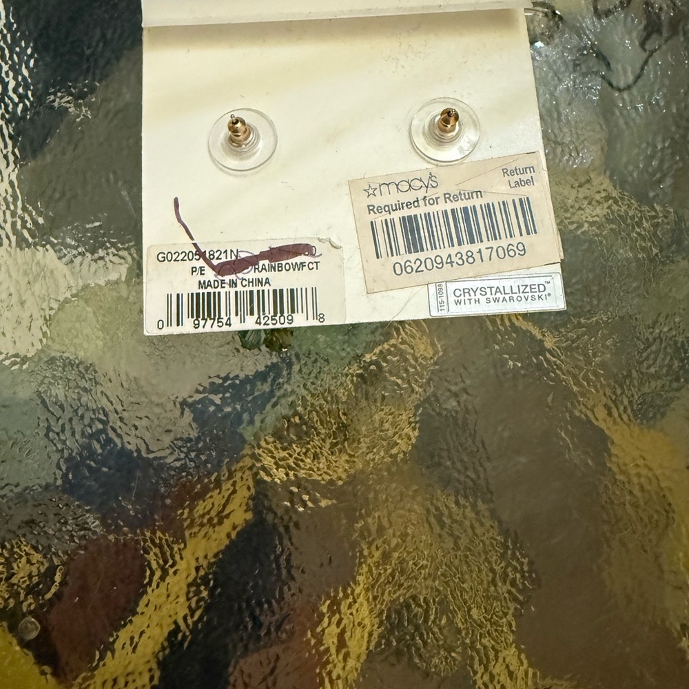 Givenchy vintage dangle earrings lovely colors. Dress up your look. New On Card - Picture 4 of 4